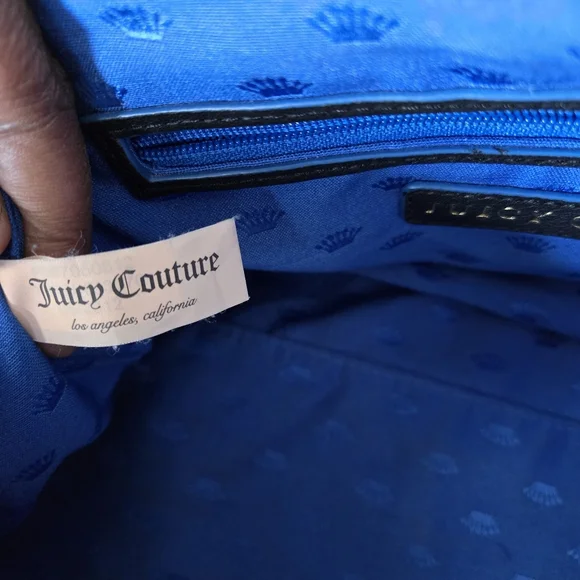 Vintage Juicy Couture Bag with Wallet Navy Blue - Picture 9 of 11